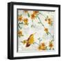 Birds and Butterflies III-Tandi Venter-Framed Art Print