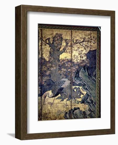 Birds and Flowers of the Four Seasons-Kano Soshu-Framed Giclee Print