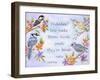 Birds and Flowers Quote-Michelle Faber-Framed Giclee Print