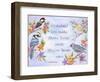 Birds and Flowers Quote-Michelle Faber-Framed Giclee Print