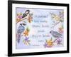 Birds and Flowers Quote-Michelle Faber-Framed Giclee Print