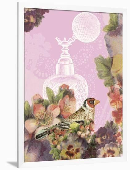 Birds and Ornaments V-Clara Wells-Framed Giclee Print