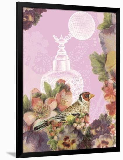 Birds and Ornaments V-Clara Wells-Framed Giclee Print