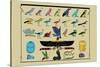 Birds and Other Creatures from Egyptian Monuments-J. Gardner Wilkinson-Stretched Canvas