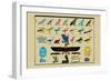 Birds and Other Creatures from Egyptian Monuments-J. Gardner Wilkinson-Framed Art Print