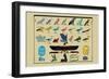 Birds and Other Creatures from Egyptian Monuments-J. Gardner Wilkinson-Framed Premium Giclee Print