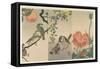 Birds and Plants, 1900-16 (Colour Woodcut)-Ohara Koson-Framed Stretched Canvas