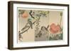 Birds and Plants, 1900-16 (Colour Woodcut)-Ohara Koson-Framed Giclee Print