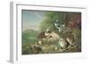 Birds and Rabbits-Pieter Casteels-Framed Giclee Print