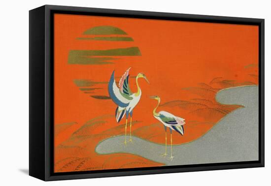 Birds at Sunset on the Lake, 1903-Kamisaka Sekka-Framed Stretched Canvas