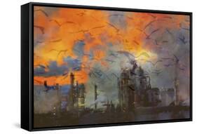 Birds Cry-Jacob Berghoef-Framed Stretched Canvas