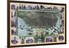 Birds Eye Map Of St Louis Mo 1896-Vintage Lavoie-Framed Giclee Print