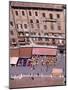 Birds Eye Veiw of Sienna-Il Campo, Tuscany, Italy-Peter Thompson-Mounted Photographic Print