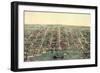 Birds Eye View of Alexandria, Va., USA, America-null-Framed Giclee Print