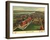 Birds Eye View of Boston - 1902-null-Framed Art Print