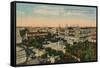 Birds-Eye View of Central Park, Havana, Cuba, C1919-null-Framed Stretched Canvas