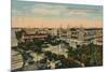 Birds-Eye View of Central Park, Havana, Cuba, C1919-null-Mounted Giclee Print