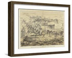 Birds-Eye View of Country around Herat, Shewing Positions Occupied by Russia-null-Framed Giclee Print