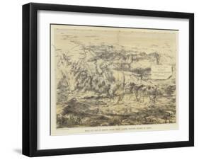 Birds-Eye View of Country around Herat, Shewing Positions Occupied by Russia-null-Framed Giclee Print