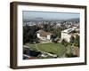 Birds Eye View of Courtyard, Historic, and Modern Buildings of Uc Berkeley Campus-EricBVD-Framed Photographic Print