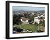 Birds Eye View of Courtyard, Historic, and Modern Buildings of Uc Berkeley Campus-EricBVD-Framed Photographic Print