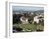 Birds Eye View of Courtyard, Historic, and Modern Buildings of Uc Berkeley Campus-EricBVD-Framed Photographic Print
