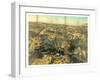 Birds Eye View of Greenwood Cemetery Near New York, USA, America-John Bachmann-Framed Giclee Print