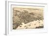 Birds Eye View of Jacksonville, Fla., Circa 1876, USA, America-null-Framed Giclee Print