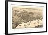 Birds Eye View of Jacksonville, Fla., Circa 1876, USA, America-null-Framed Giclee Print