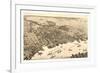 Birds Eye View of Jacksonville, Fla., Circa 1876, USA, America-null-Framed Giclee Print