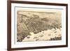 Birds Eye View of Jacksonville, Fla., Circa 1876, USA, America-null-Framed Giclee Print