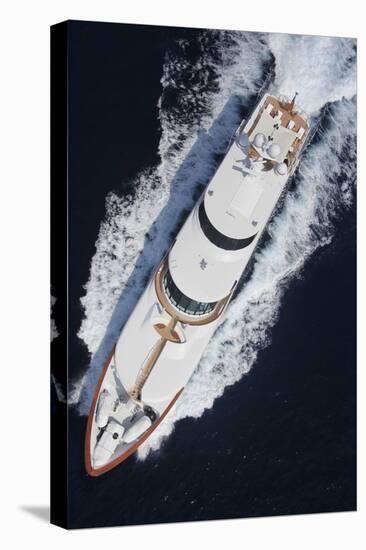 Birds Eye View of Mega Yacht-GSD Photo-Stretched Canvas