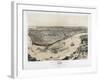 Birds' Eye View of New Orleans-null-Framed Giclee Print