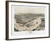 Birds' Eye View of New Orleans-null-Framed Giclee Print