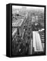 Birds-Eye View of Oxford Street, London-Heinz Zinram-Framed Stretched Canvas