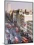 Birds Eye View of Oxford Street Looking East to Centre Point, London, England-Jean Brooks-Mounted Photographic Print