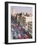 Birds Eye View of Oxford Street Looking East to Centre Point, London, England-Jean Brooks-Framed Photographic Print