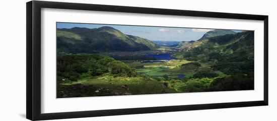 Birds-Eye View of River Through Mountain Landscape, Killarney National Park, Ireland-null-Framed Photographic Print