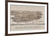 Birds Eye View of San Francisco-Robinson & Snow-Framed Art Print