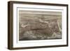 Birds Eye View of the City of Boston, Circa 1873, USA, America-Currier & Ives-Framed Giclee Print