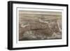 Birds Eye View of the City of Boston, Circa 1873, USA, America-Currier & Ives-Framed Giclee Print