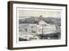 Birds Eye View of the New York Crystal Palace and Environ, 19th Century, USA, America-John Bachmann-Framed Giclee Print