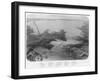 Birds-Eye View of the Straits of Kertch & Sea of Azoff, c1870-null-Framed Giclee Print