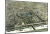 Birds Eye View Of The Universal Exposition In Paris 1867-Vintage Lavoie-Mounted Giclee Print