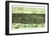 Birds Eye View Showing About Three Miles Square of the Central Portion of the City of Detroit-null-Framed Giclee Print