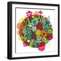 Birds, Flowers And Other Nature-panova-Framed Art Print