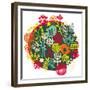 Birds, Flowers And Other Nature-panova-Framed Premium Giclee Print