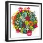 Birds, Flowers And Other Nature-panova-Framed Premium Giclee Print