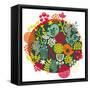 Birds, Flowers And Other Nature-panova-Framed Stretched Canvas