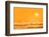 Birds flying over sea-Marco Carmassi-Framed Photographic Print